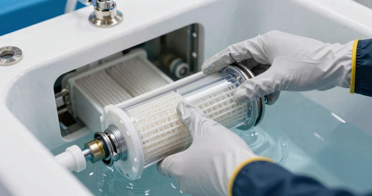 bloc filtration desjoyaux f15 : remplacez le facilement
