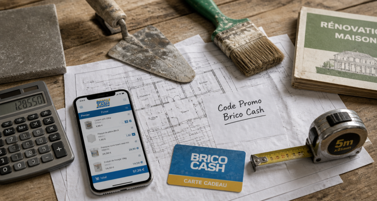 code promo brico cash plans rénovation outils