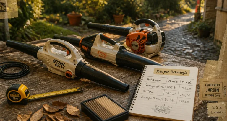 Prix souffleur Stihl : budget pour jardin, comparaison des modèles