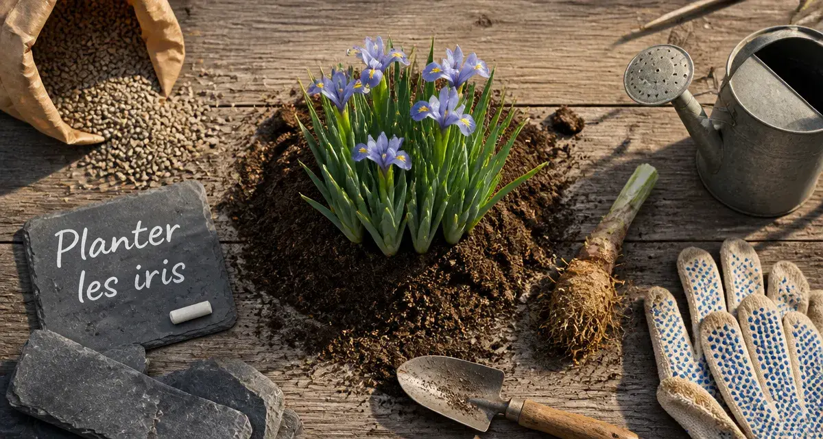 Quand planter des iris : calendrier de plantation