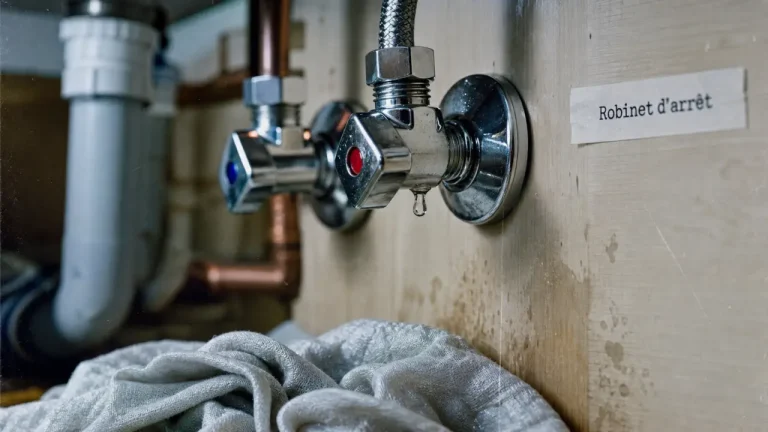 Comment couper l’eau d’un seul robinet : robinets d’arrêt sous évier