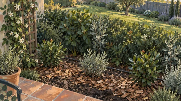Haie de jardin sans entretien : haie libre dense